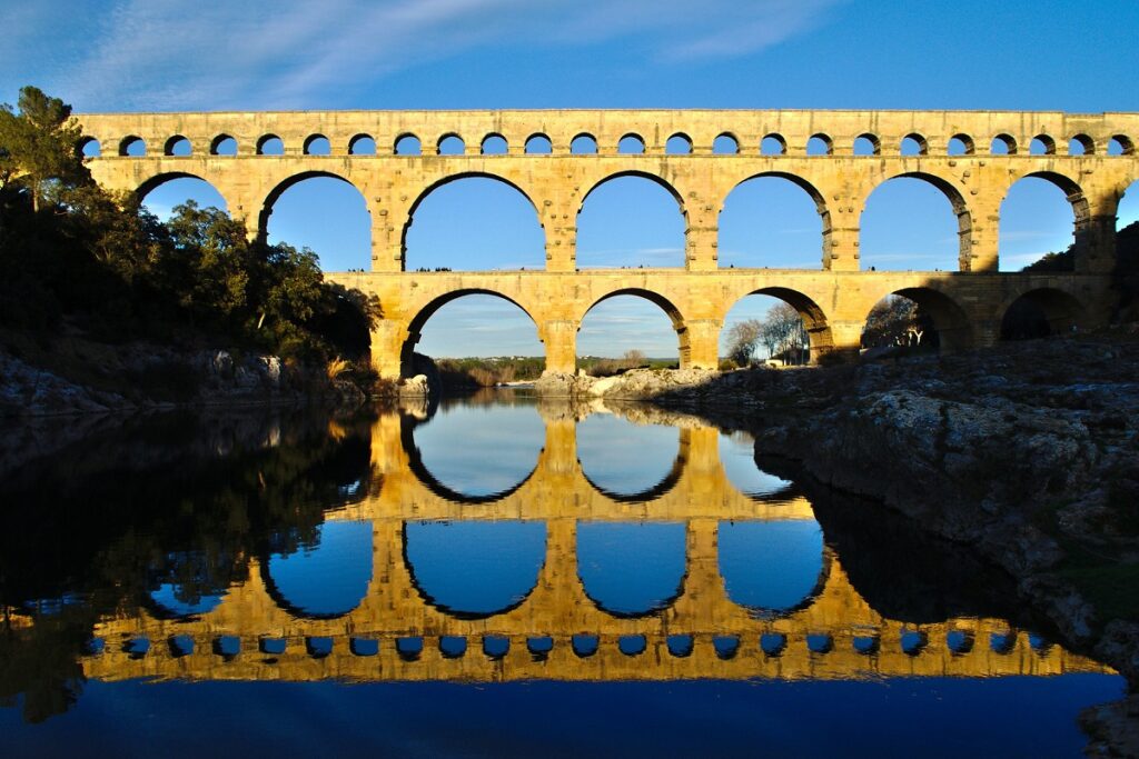 the Pont du Gard